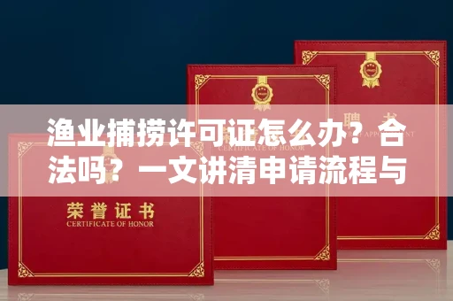 全国渔业捕捞许可证怎么办?合法吗?一文讲清申请流程与合规要点